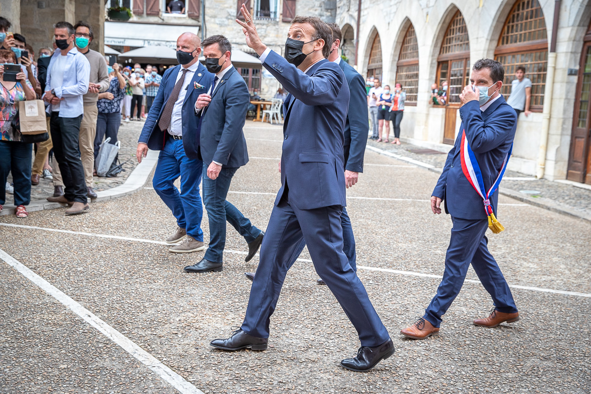 Emmanuel Macron dans le Lot et dans l\'Aisne, 2,3 et 17/06/2021