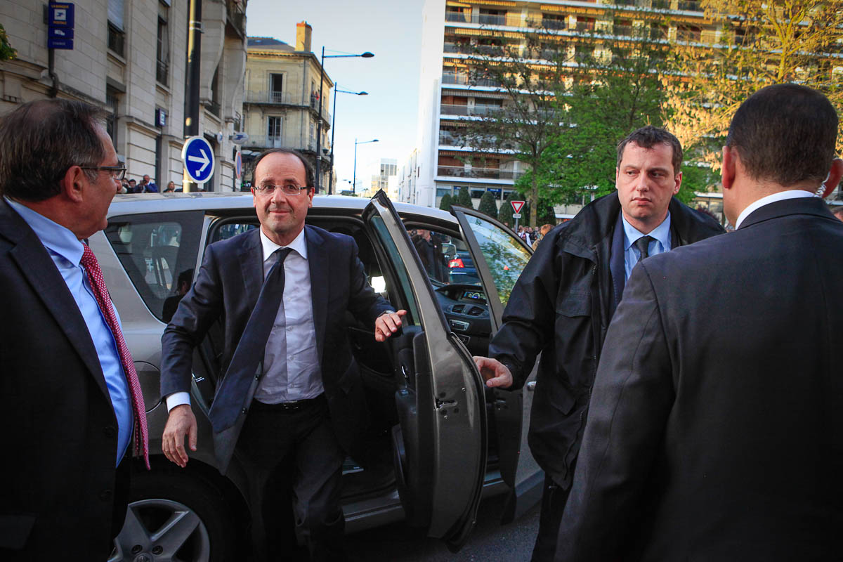 François Hollande à Toulouse et Périgueux, 3 et 4/05/2012