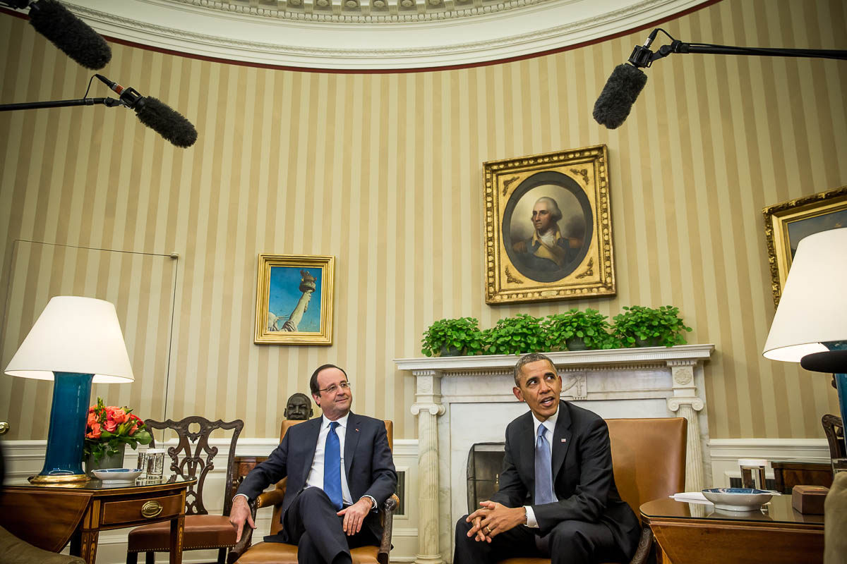 François Hollande à Washington D.C., 10 et 11/02/2014