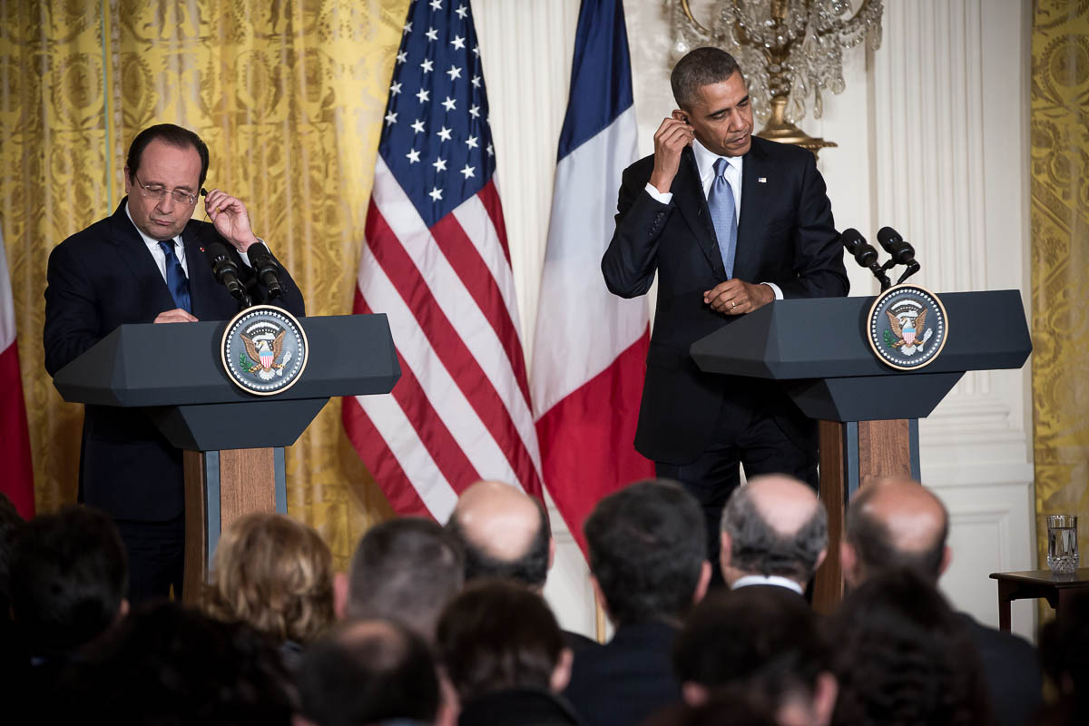 François Hollande à Washington D.C., 10 et 11/02/2014