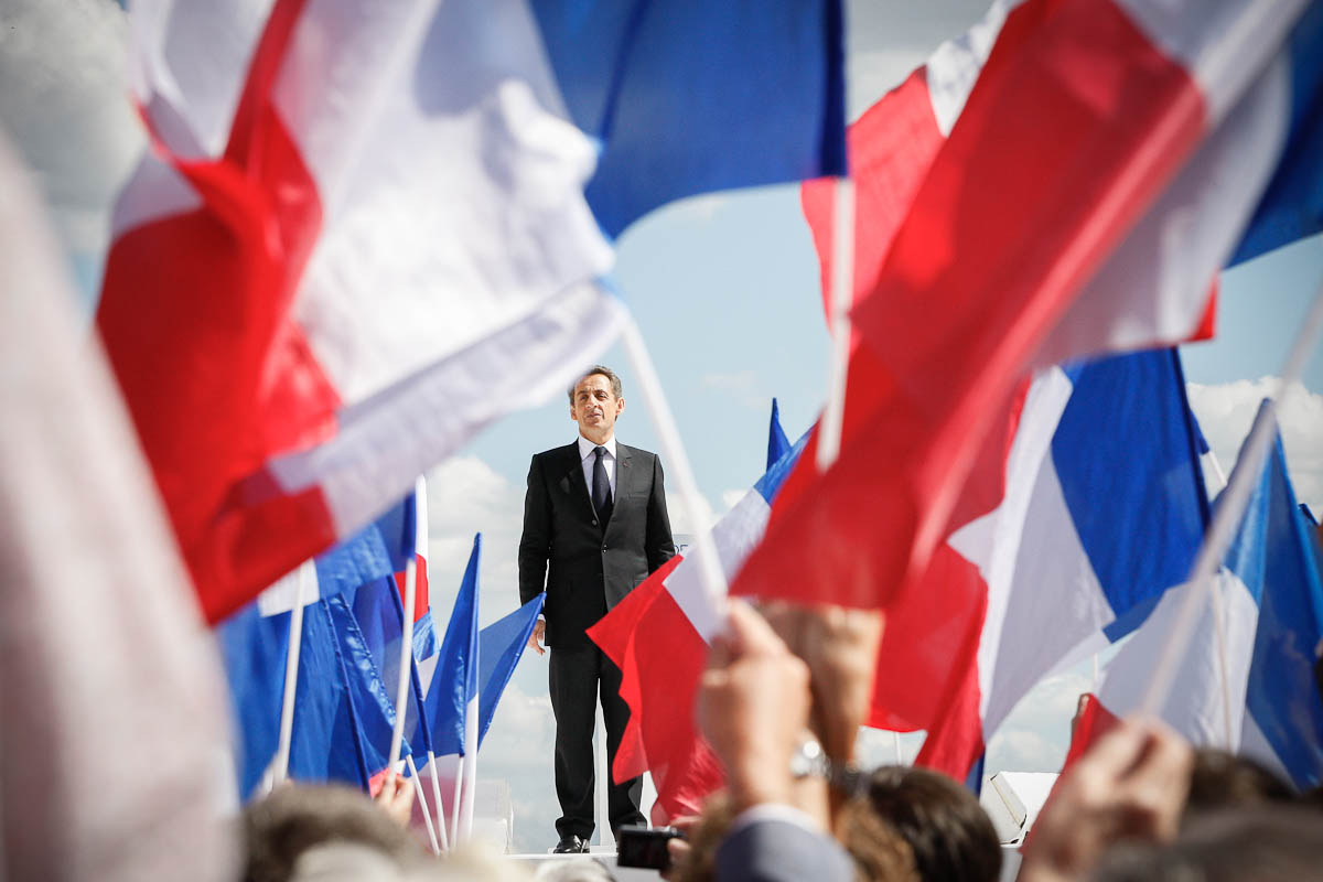 Nicolas Sarkozy au Trocadéro, 1er mai 2012