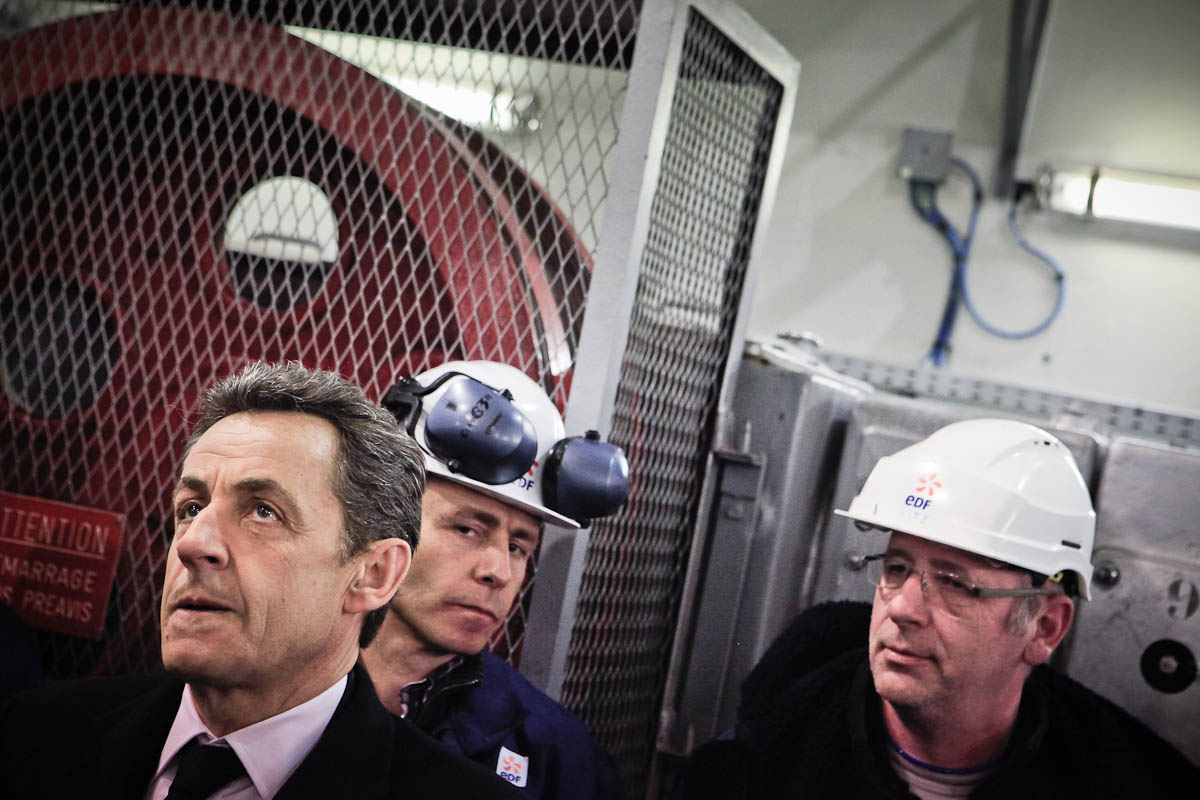 Nicolas Sarkozy à Fessenheim, 9/02/2012