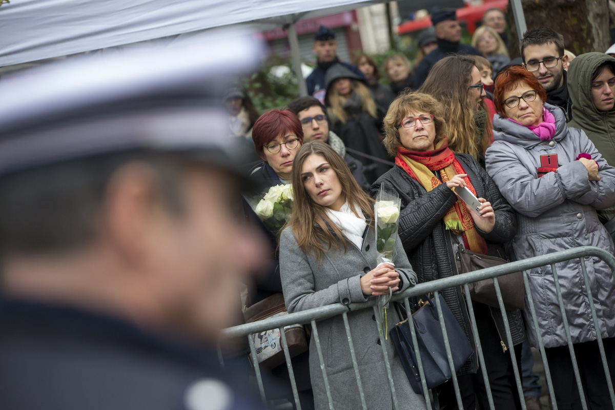 Commémoration des attentats du 13 novembre 2015, Paris, 13/11/2016
