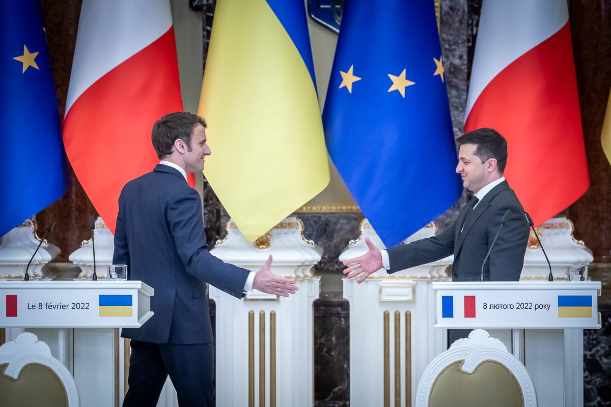 Emmanuel Macron à Moscou, Kiev et Berlin, 7 et 8/02/2022