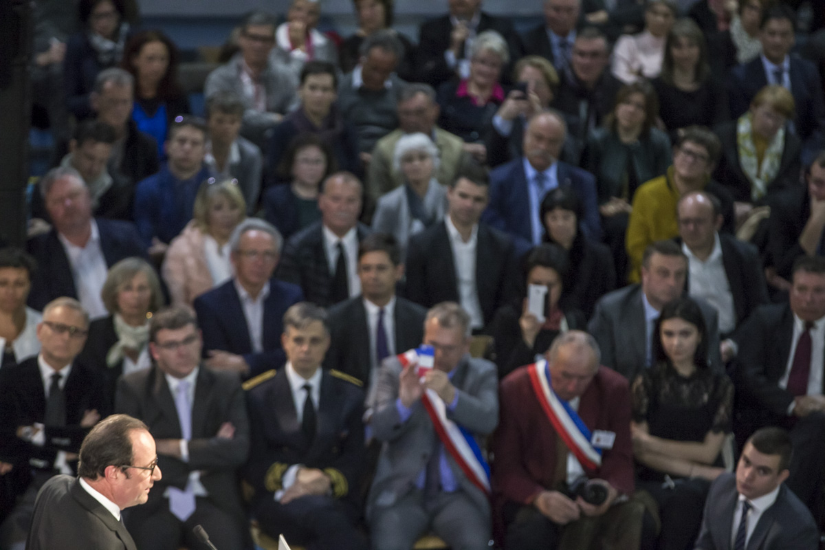 François Hollande en Isère, 18/03/2017