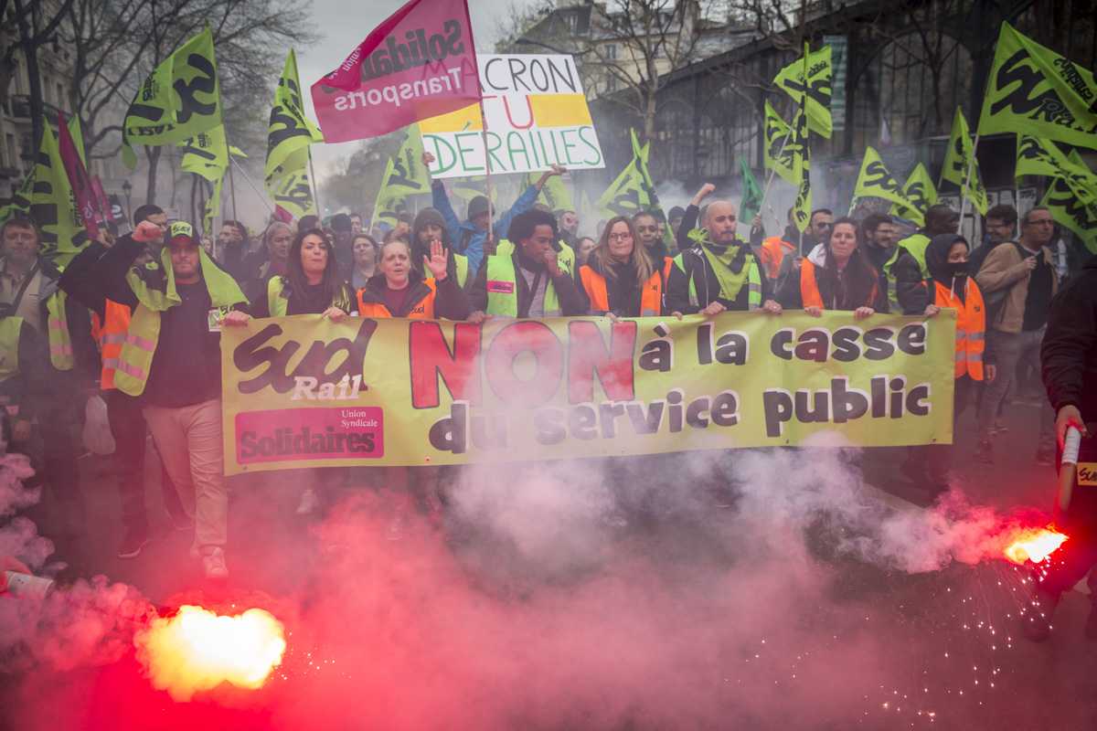 Réforme de la SNCF #4. Premier jour de grève, 3/04/2018